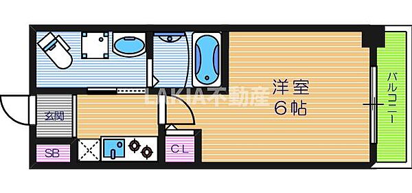 グランパシフィック北畠 701｜大阪府大阪市阿倍野区北畠1丁目(賃貸マンション1K・7階・20.10㎡)の写真 その2