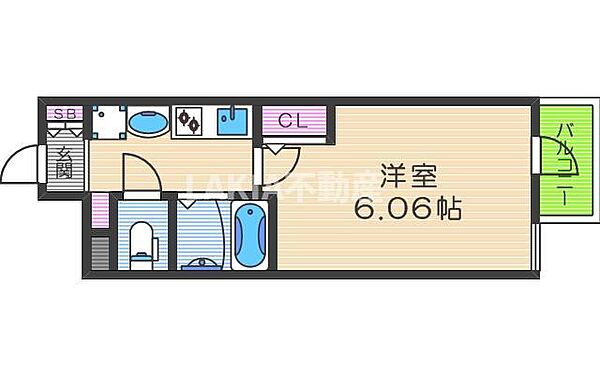 大阪PRESTIGE ACCOMMODATION ｜大阪府大阪市天王寺区生玉町(賃貸マンション1K・7階・20.43㎡)の写真 その2