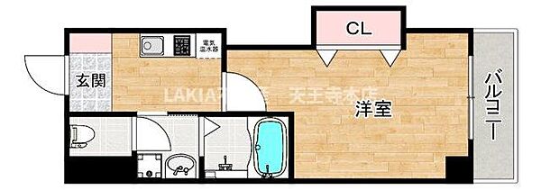 みおつくし桑津 ｜大阪府大阪市東住吉区桑津3丁目(賃貸マンション1K・9階・23.10㎡)の写真 その2