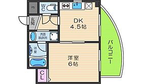 グランシャリオ  ｜ 大阪府大阪市阿倍野区西田辺町1丁目（賃貸マンション1DK・2階・30.00㎡） その2