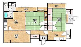 コーポひずる  ｜ 大阪府大阪市東住吉区東田辺3丁目10-10（賃貸マンション3LDK・1階・90.00㎡） その2