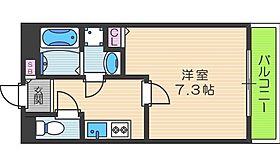 ラパンジール四天王寺東  ｜ 大阪府大阪市天王寺区寺田町1丁目（賃貸マンション1K・6階・22.90㎡） その2