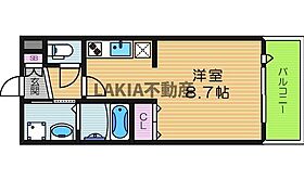 大阪府大阪市東住吉区今川4丁目（賃貸アパート1R・3階・24.00㎡） その2