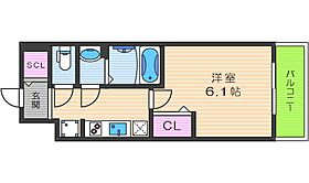 プレサンスTHE TENNOJI 逢坂トゥルー  ｜ 大阪府大阪市天王寺区逢阪1丁目2-10（賃貸マンション1K・8階・22.12㎡） その2