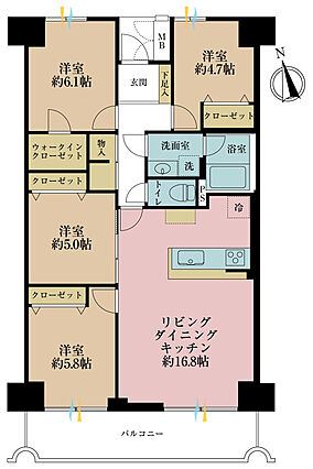 4ＬＤＫ、専有...