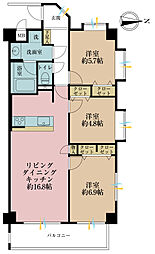 間取図画像 3LDK