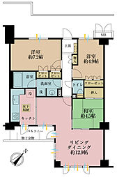 間取図画像 3LDK
