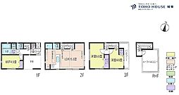 足立区中川4丁目 2SLDKの間取り