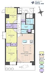 ファミール新小岩 3LDKの間取り