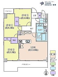 間取図画像 3LDK