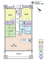 間取図画像 3LDK