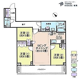 間取図画像 3LDK