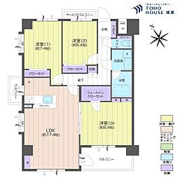 間取図画像 3LDK