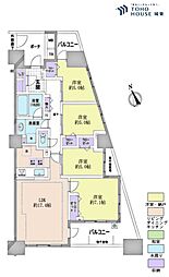 イニシア千住曙町 4LDKの間取図画像