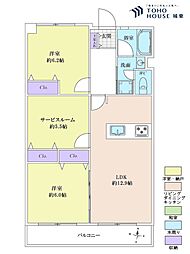 東和ファイナンス 2SLDKの間取図画像