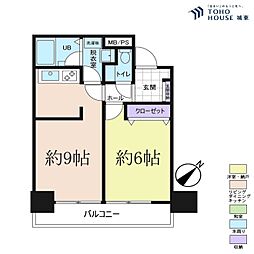 ソネット上池袋 1LDKの間取図画像