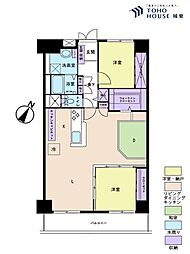 コンドミニアム葛西 2LDKの間取図画像
