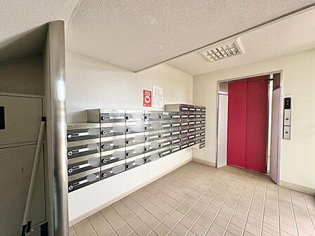 郵便物を受け取るための郵便受けも、きちんと管理されています。