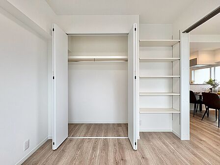 暮らし心地を大きく左右する収納を、適材適所に配置し使い勝手を考慮しました。
