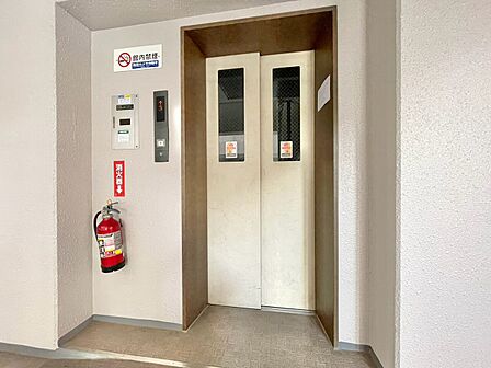 エレベーターの管理も、きちんと行き届いてます。