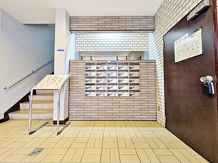 郵便物を受け取るための郵便受けも、きちんと管理されています。