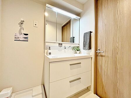 何かと物が増える場所だからこそ、スッキリと見映えの良い空間に。
