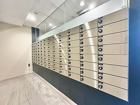 郵便物を受け取るための郵便受けも、きちんと管理されています。