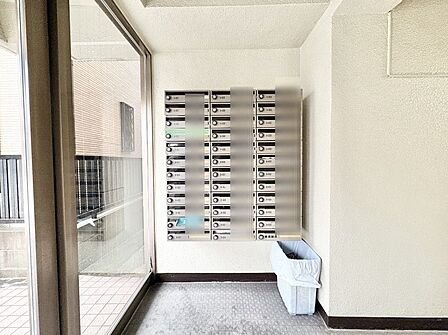 郵便物を受け取るための郵便受けも、きちんと管理されています。