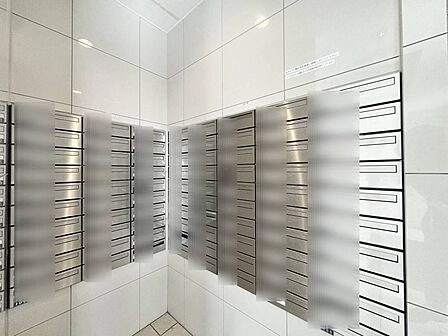 郵便物を受け取るための郵便受けも、きちんと管理されています。