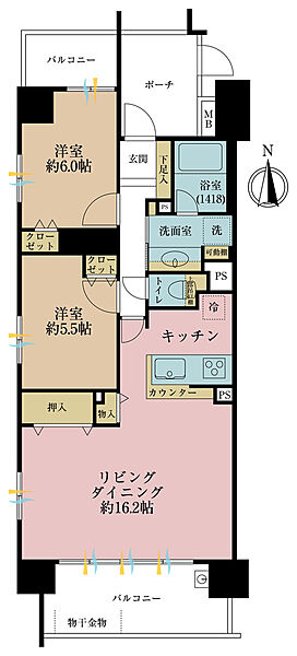 間取りを拡大表示