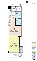巣鴨サマリヤマンション 1DKの間取図画像