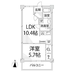 キャッスルコート南八代 2階/205