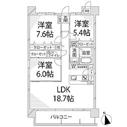 キャッスルコート田寺東 3階