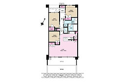 間取図画像 3LDK