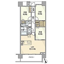 間取図画像 3LDK