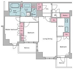 間取図画像 3LDK