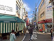 学芸大学東口商店街（1018m）