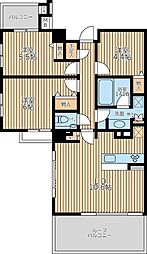 HF学芸大学レジデンス2 3LDKの間取図画像