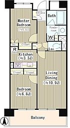 ATGPark東品川 2LDKの間取図画像