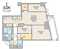 Garden Xavis不動前 3LDKの間取図画像