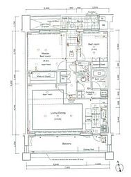 ファミールグラン用賀イクスヴィア 2LDKの間取図画像
