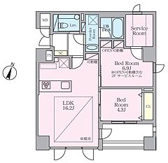 物件の間取り