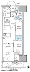 パークアクシス品川天王洲アイル 2LDKの間取図画像