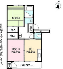 物件の間取り