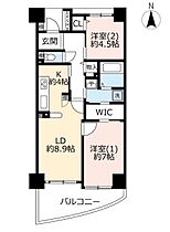 UR新川・島屋敷通り  ｜ 東京都三鷹市新川5丁目（賃貸マンション2LDK・6階・65.80㎡） その2