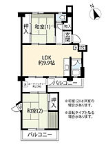 UR神代  ｜ 東京都調布市西つつじケ丘4丁目（賃貸マンション2LDK・5階・55.64㎡） その2