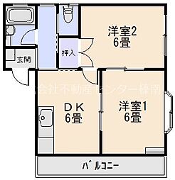 間取図画像 2DK