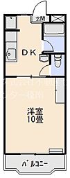 ハイマート・ドライ 1DKの間取図画像