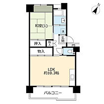 UR南永田  ｜ 神奈川県横浜市南区永田みなみ台（賃貸マンション1LDK・7階・47.04㎡） その2