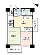 UR南永田  ｜ 神奈川県横浜市南区永田みなみ台（賃貸マンション2DK・4階・46.97㎡） その2